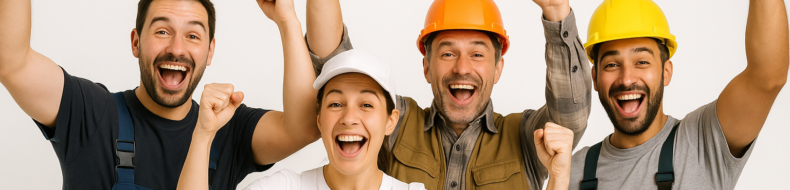 Handwerker bei der Arbeit